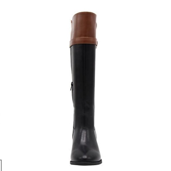 NWT LAST 1!  Two-Tone Knee Length Riding Boot - Picture 4 of 5